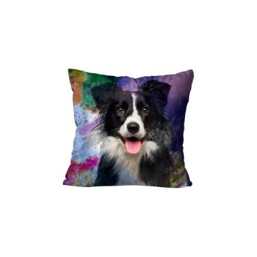 Imagem de Capa Para Almofada 45x45 Mdecore Gato Cachorro Pets