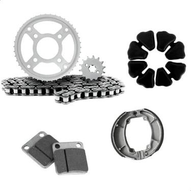 Imagem de Kit Relação Lona De Freio Pastilha Bucha Titan 150 04/08 Esd