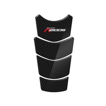 Imagem de Acc-Creativity Adesivo de almofada de tanque lateral de motocicleta almofada de tanque de combustível a gás óleo decalque protetor de tanque emblema compatível com BMW R1200S 2006-2009 cor vermelha