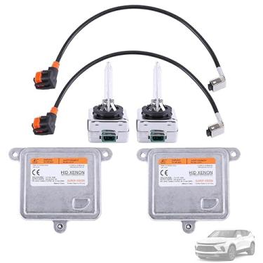 Imagem de Unidade de controle de lastro de farol HID xenon 20928264 com lâmpada D3S e kit de fios de lâmpada HID compatível com Chevrolet Blazer 2019-2020 para Chevrolet Impala 2018-2020 para Chevrolet Malibu
