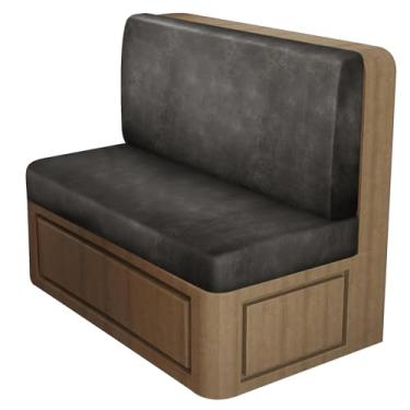 Imagem de Capas de almofada de couro para trailer, capa de almofada elástica para trailer, assento de cabine de trailer, assento de cabine de trailer, protetor de cadeira de sofá de trailer de substituição (1