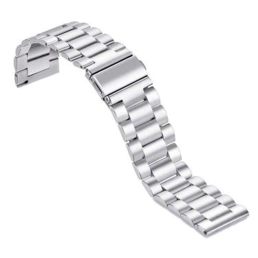 Imagem de Pulseira Relogio Smartwatch Aço Inox 3 Elos Smartband Band