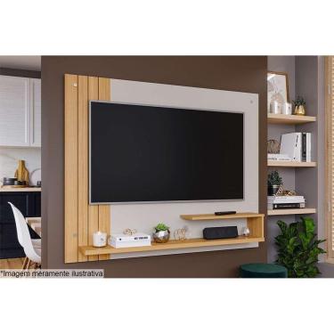 Imagem de Painel Para Tv Dunas Até 50 Polegadas Off White/nature - Permóbili