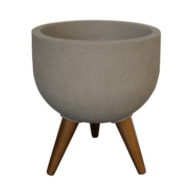 Imagem de Vaso Redondo 39cm Decore Japi Mármore