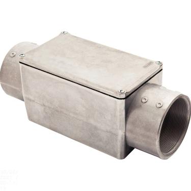 Imagem de Condulete Fixo 3" Tipo "c" - Com Tampa / Rosca Bsp / Sem Pintura Tramontina