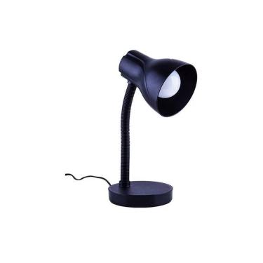 Imagem de Luminária De Mesa Articulavel Escritório Quarto Com Base Spiralle 1xe27 Preta