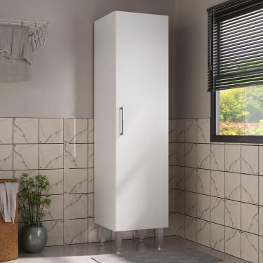 Imagem de Armário Multiuso Para Lavanderia 45 Cm Branco
