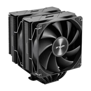 Imagem de Air Cooler Dual Tower FSP MP7 Black AMD AM4/AM5 Intel LGA1851/LGA1700/LGA1200