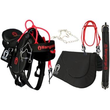 Imagem de Sela Australiana Completa Mangalarga em Gel + Acessórios MANTA , PEITO