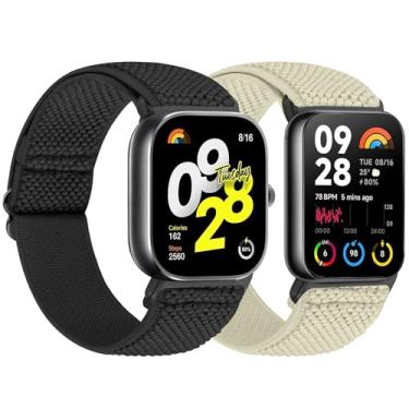 Imagem de Tiptops Pulseiras de substituição compatíveis com Redmi Watch 4/Xiaomi Mi Smart Band 8 Pro/Xiaomi Smart Band 9 Pro, pacote com 2