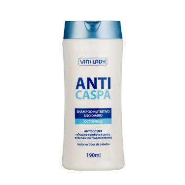 Imagem de Shampoo Anticaspa Nutritivo 190ml Vini Lady-Unissex