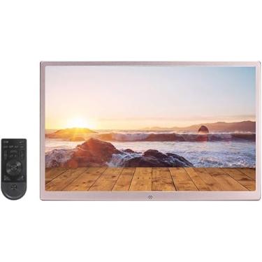 Imagem de 12 Polegadas Liga De Alumínio De Alta Definição Digital Eletrônico álbum De Fotos Eletrônico Máquina De Publicidade Eletrônica Ultra-fino Lado Estreito Usb E Slot Para Cartão, Rose Gold