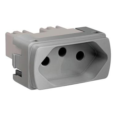 Imagem de Modulo Tomada Br 2P+T 10A 250V 1M Al S3B70342, Schneider Electric