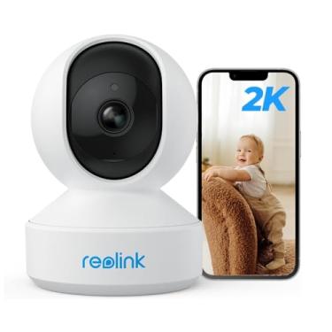 Imagem de Câmera de Segurança 2K E1 Wi-Fi 2.4G, Monitoramento de Bebês e Animais de Estimação, Câmera 360°, Detecção de Pessoas/Animais, Visão Noturna, Comunicação Bidirecional, App Smartphone