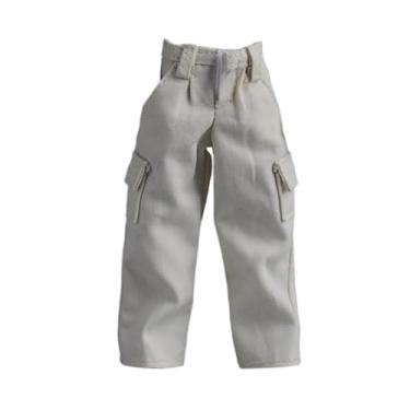 Imagem de Colaxi Conjuntos de Roupas em Miniatura para Bonecos Masculinos 1/12 , Branco