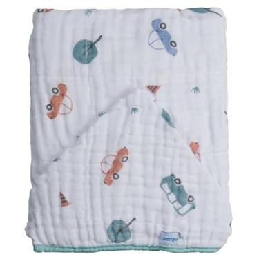 Imagem de Toalhão com Capuz Baby Joy Soft Estampado - Carrinhos