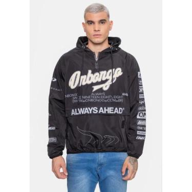 Imagem de Jaqueta Onbongo Masculina Preta Estilo Urbano Casual, Preto, G