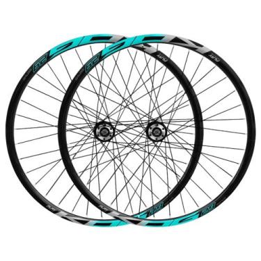 Imagem de Par Roda aro 29 KOG 36F com cubo cassete rolamentado, Preto, Azul