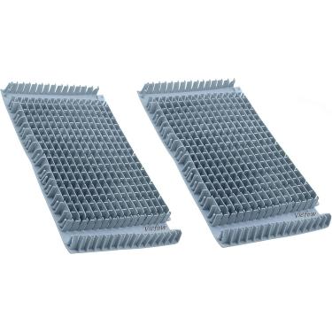 Imagem de Duheri (Pacote com 2) 6101641-R2 Escovas cinza dianteiras e traseiras para peças robóticas de escalada para piscina M200 M400 M500 e Nautilus CC Plus Robot (MAY-201-3220)