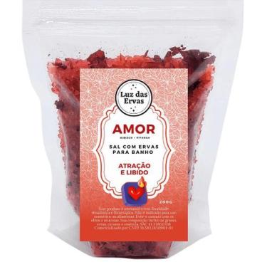 Imagem de Banho Sal Grosso e Ervas Amor (Atração Sedução Libido e Amor Próprio) 