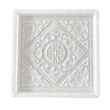 Imagem de Stgfyxgs Molde para Caminho de Concreto, Tijolo, Cimento, Artesanato Criativo, Modelo Exclusivo de Ladrilho, Ferramenta de Pavimentação para Paisagismo, Gramad, Style B, Tamanho real