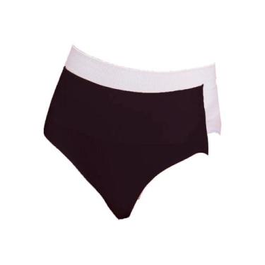 Imagem de Kit com 2 Calcinhas Alta Hope 33110 Colorido, Preto, P