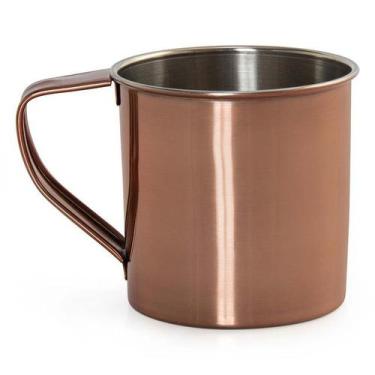 Imagem de Caneca Drink Bebida Cerveja Aço Inox Cobre 510ml Gourmet Mix