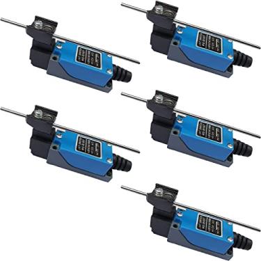 Imagem de yusheng Interruptor De Limite Curso Momentâneo, Yusheng, Pacote Com 5 Unidades, Me-8107, Braço Alavanca Ajustável, 1Nc + 1No Para Porta Impressora 3D, Fresadora Cnc (Braço Unidades)