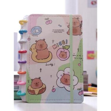 Imagem de Caderno de Disco inteligente Capa Dura Capivara Disco B5 e A5 com 80 f