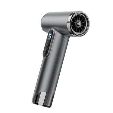 Imagem de Jectse Secador de Cabelo Portátil Sem Fio Com 100.000 Rpm, Quente e Frio, Bico Magnético para Viagem, 8 Horas de Duração da Bateria, Carregamento Rápido do Tipo C (Cor de chá de leite)