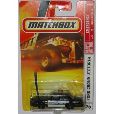 Imagem de Matchbox Ford Crown Victoria Police Black'n White Highly Detailed #70 1/64 Scale Collectible Die Cast Car by Matchbox
