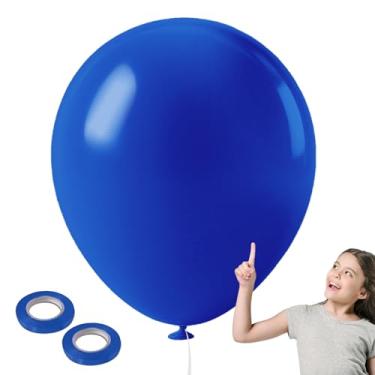 Imagem de 10Pcs Jumbo Royal Blue Balloons - 36 Inch Large Round Birthday Ballons, Big Latex Baloons for Balloon Arch as 4 of July Decorations, Birthday Decorations for Boys, Baseball Party Supplies