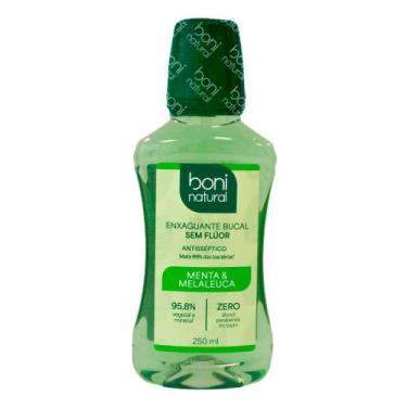 Imagem de Enxaguante Bucal Sem Flúor Boni Natural Menta & Melaleuca 250ml