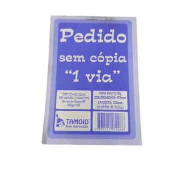 Imagem de Pedido sem Cópia com 1 Via marca Tamoio - 50 Folhas