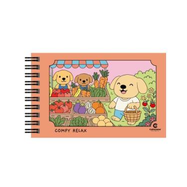 Imagem de Livro - Comfy Relax Laranja - Capa dura com wire-o