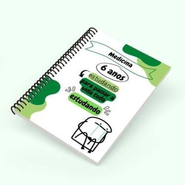 Imagem de Agenda Planner Profissões Cursos 2026 Meme Flork Medicina - Impressões
