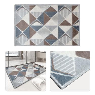 Imagem de 1 Tapete Banheiro Grande Antimofo Soft Macio Js Rm51cz 50X80