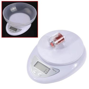 Imagem de Balança Digital De Cozinha Alta Precisão Até 5kg Bandeja SF420 - Tomat
