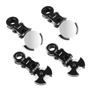 Imagem de GLOBACT Metal Magnetic Invisible 1/10 RC Body Post Mount for Axial SCX10 HSP Redcat D90 RC Crawler Drift Car Truck Body Shell Stealth Fixed Upgrade Parts (Black 4PCS)