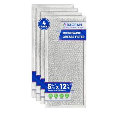 Imagem de Substituição do filtro de micro-ondas 14,7 cm x 32,8 cm serve para filtro de micro-ondas Whirlpool W10208631A - Filtros de graxa de tela de malha de alumínio - refresca e filtra o ar da cozinha em