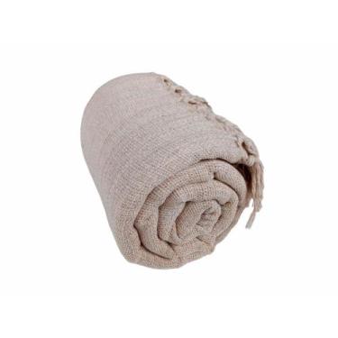 Imagem de Manta de Sofá Grande na cor Off White Algodão Luxo 2,40 x 1,80 - Dona 