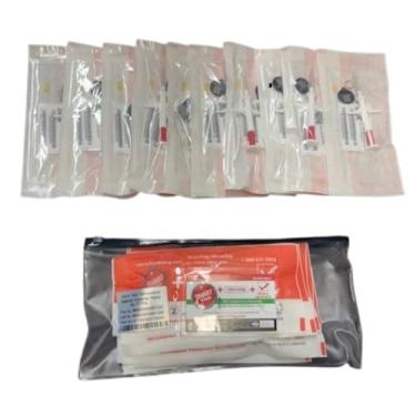 Imagem de SMART TAG Mini microchip de dados ISO com biossensor de temperatura, serviço de recuperação vitalícia de animais de estimação/registro gratuito, implantador e etiqueta de identificação para cães