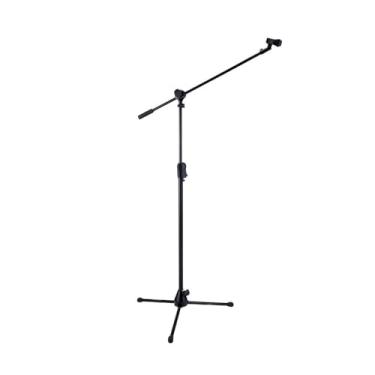 Imagem de Hercules Pedestal Suporte para Microfone MS532B | Girafa, com Cachimbo, Regulagem de Altura, e Trava Quick Turn Clutch, Base Tripé Antiderrapante, para Palco Estúdio Igreja