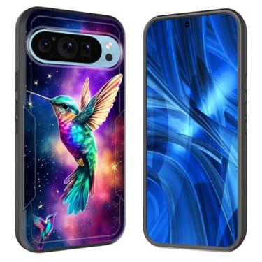 Imagem de JHYYTUJTYP Capa para Pixel 10 Pro XL, [Teste de queda de grau militar] Capa protetora resistente à prova de choque resistente para Google Pixel 10 Pro XL 6,8 polegadas 2025, beija-flor espacial