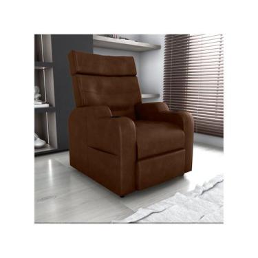 Imagem de Poltrona Reclinável  Moderno 3 Posições Matrix Toro, Whisky