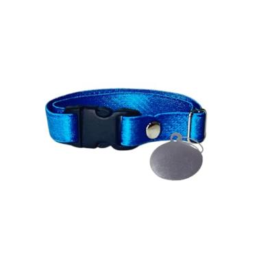 Imagem de Coleira para Gato com Placa de Identificação (TURQUESA)