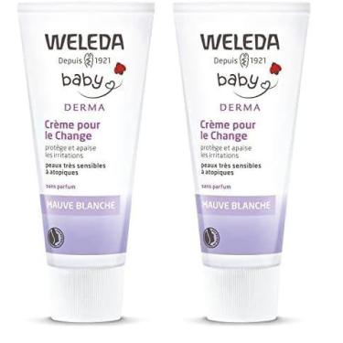 Imagem de Creme para tratamento de fraldas Weleda Baby White Mallow 50 ml (pacot