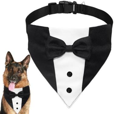 Imagem de Coleira de bandana de casamento para cães GG - GOYOSWA