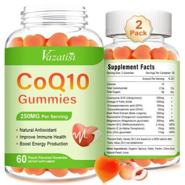 Imagem de Suplemento Vazatisi CoQ10 Gomas 250 mg com ômega-3 120 ct