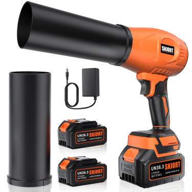 Imagem de SNJORT Soprador de folhas elétrico sem fio para limpeza de pátio A3